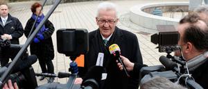 Winfried Kretschmann - Sieger in Stuttgart.
