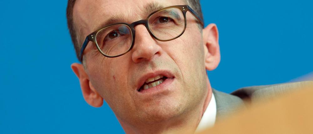 Bundesjustizminister Heiko Maas (SPD). 