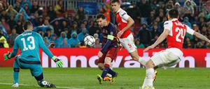 Lionel Messi erzielt das 3:1 für den Barcelona.