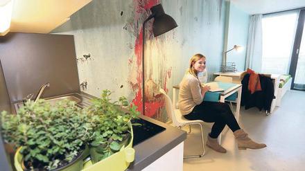 Wohncontainer für Studenten zeigen, wie eng der Markt ist.