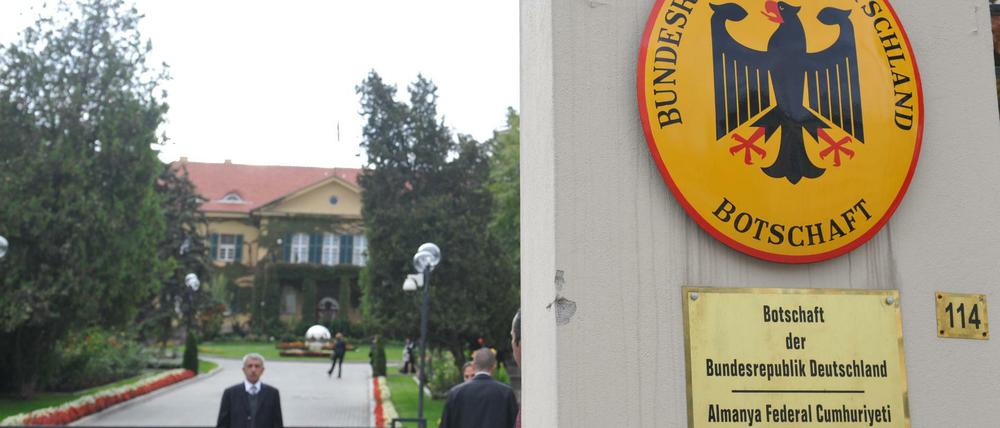 Die deutsche Botschaft in Ankara