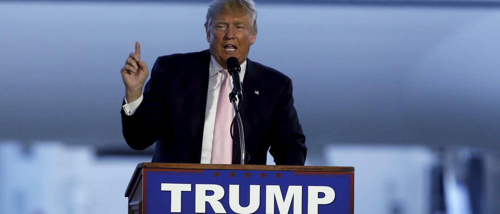 Donald Trump geht mit großen Schritten in Richtung Präsidentschaftskandidatur.