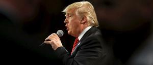 Donald Trump, Präsidentschaftsbewerber der Republikaner. 
