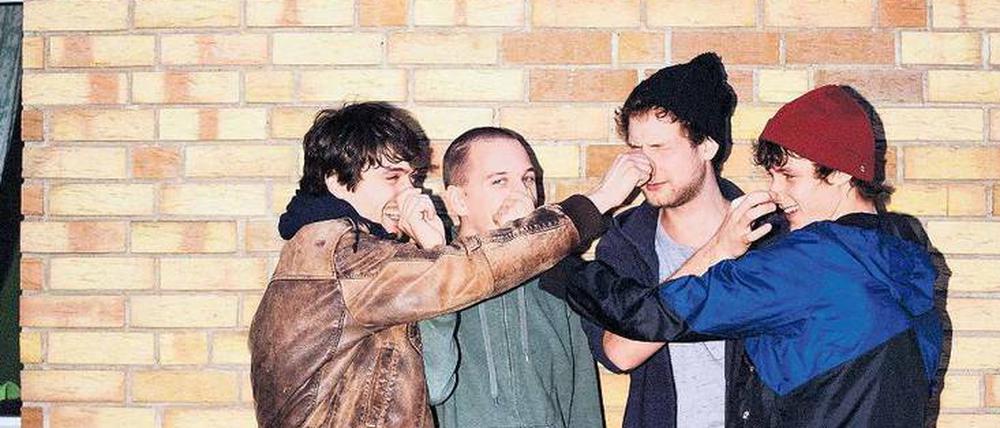 Da sind die Nasen. Christopher Annen, Malte Huck, Severin Kantereit und Henning May (von links).