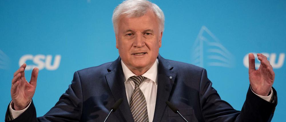 Der bayerische Ministerpräsident Horst Seehofer (CSU).