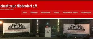 "Heimattreue Niederdorf" im Internet