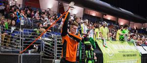 Arpad Baroti bei Aufwärmübungen. Der Ungar findet sich bei den BR Volleys immer besser zurecht. 