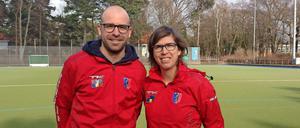 Da können nur Geschwister helfen. Florian und Natascha Keller, das neue Trainerteam beim BHC.