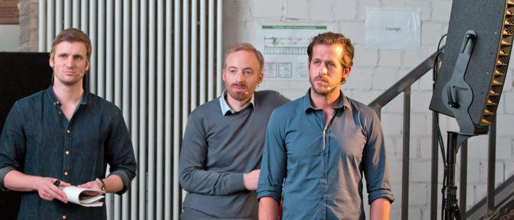 Die Chefs: David Schneider, Rubin Ritter und Robert Gentz (von links nach rechts) wollen Zalando zum Tech-Konzern weiter entwickeln.