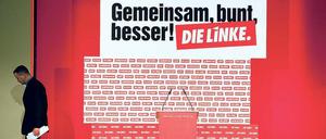 Zu zwei Dritteln Spitze: Klaus Lederer, nach einer Rede, hat nicht den Rückhalt der gesamten Partei - aber einer satten Mehrheit.
