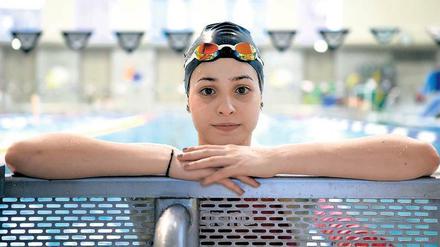 Olympia im Blick. Im September kam die 18-Jährige in Berlin an, mittlerweile trainiert sie bei den Wasserfreunden Spandau 04 – und hat gute Chancen, in Rio zu starten. 