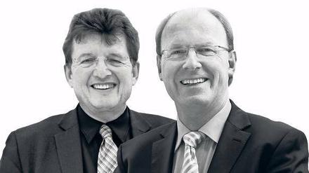 Andreas Degkwitz (links) und Klaus Ceynowa.