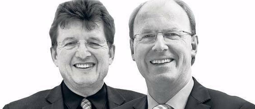 Andreas Degkwitz (links) und Klaus Ceynowa.