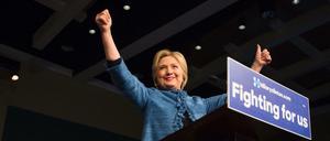 Hillary Clinton kann sich siegesgewiss geben. Ihrer Nominierung steht praktisch nichts mehr im Wege