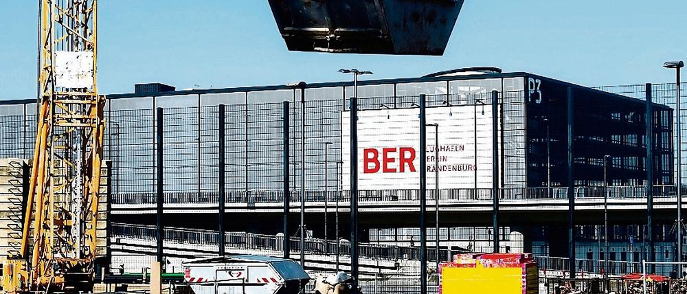 Blick auf den BER. 