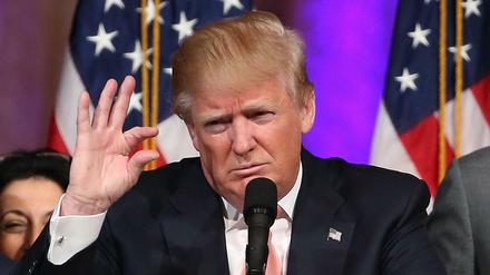 Da fehlen noch was. Donald Trump braucht noch eine Menge mehr Stimmen, um nominiert zu werden. 