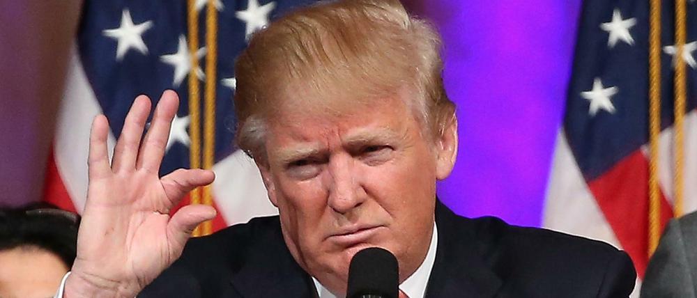 Da fehlen noch was. Donald Trump braucht noch eine Menge mehr Stimmen, um nominiert zu werden.