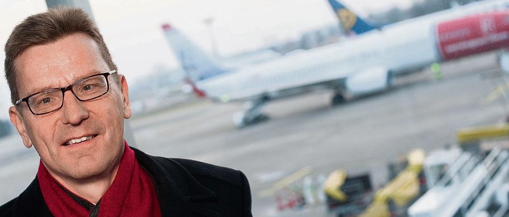 Der Vorsitzende der Geschäftsführung der Flughafen Berlin-Brandenburg Gesellschaft (FBB), Karsten Mühlenfeld.