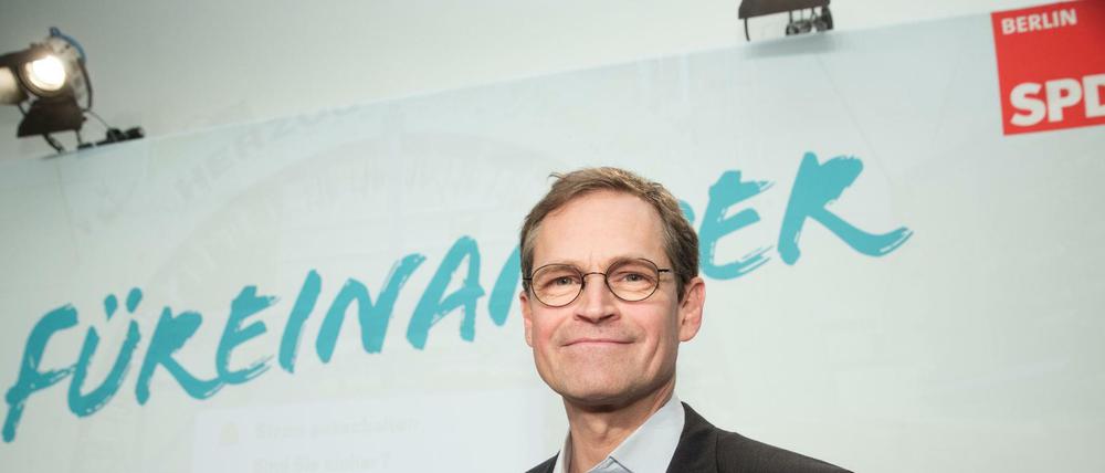 Füreinander: Das Motto der Berliner SPD bekommt vor dem Hintergrund eines umstrittenen Beratervertrages für einen Vertrauten von Bürgermeister Michael Müller eine andere Bedeutung.