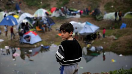 In Idomeni warten weiterhin tausende Flüchtlinge auf die Weiterreise.