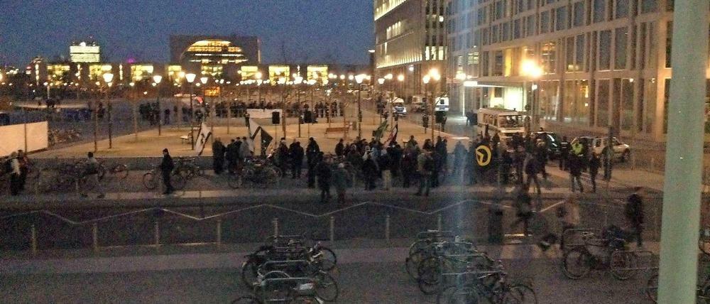 Immer wieder montags ist Bärgida-Demonstration in Berlin.