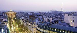 Abenddämmerung über Paris