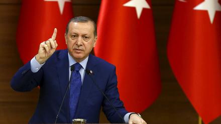 Präsident Erdogan lässt sich sehr ungern kritisieren.