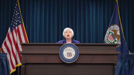 Janet Yellen am Mittwochabend