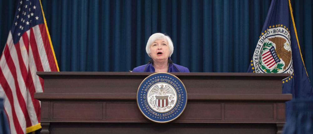 Janet Yellen am Mittwochabend