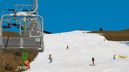Skifahrer am Wilden Kaiser. (Archivbild).