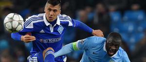 0:0 trennten sich Manchester City und Dynamo Kiew. Für Manchester City reichte das zum Einzug ins Viertelfinale der Champions League.