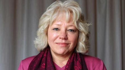 Debra Milke beim Interview in Berlin.