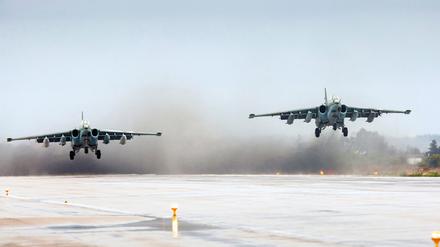 Russische Kampfjets in Syrien.
