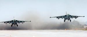 Russische Kampfjets in Syrien.