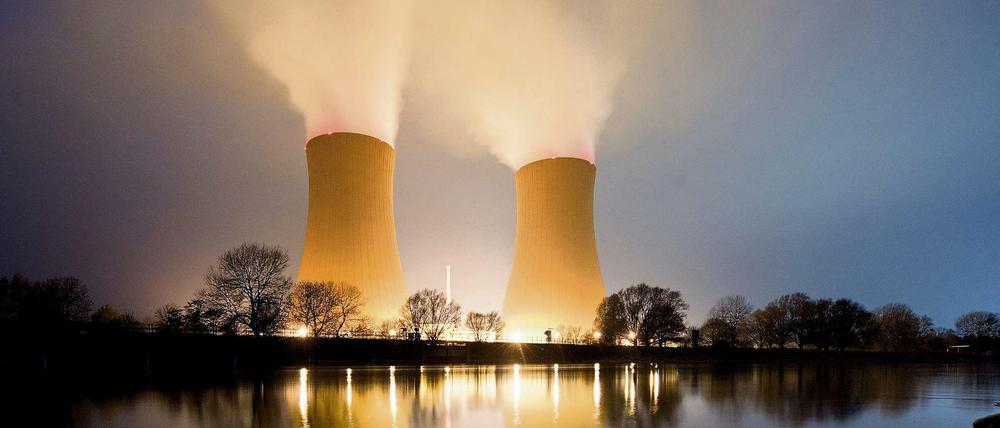 Das Kernkraftwerk Grohnde in der Gemeinde Emmerthal im Landkreis Hameln-Pyrmont gehört zu knapp 83 Prozent dem Energiekonzern Eon.