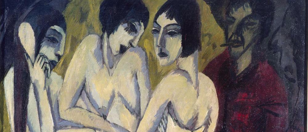 "Das Urteil des Paris" von Ernst Ludwig Kirchner gehörte einst zur Sammlung des 1931 gestorbenen jüdischen Schuhfabrikanten Alfred Hess.