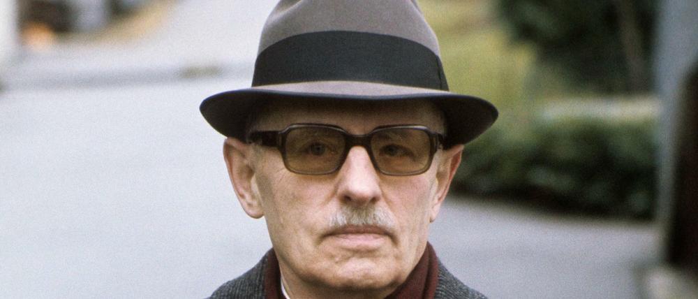 Reinhard Gehlen (hier 1976) belieferte Klatt alias Richard Kauder während des Krieges mit Informationen. 