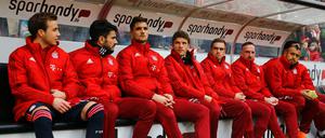 Prominente Bank. Der FC Bayern schonte gegen Köln viele Stammspieler.