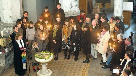Alle Jahre wieder, der Ostergottesdienst– hier in der Zionskirche.