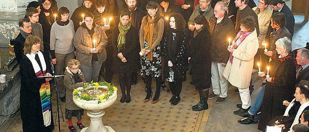 Alle Jahre wieder, der Ostergottesdienst– hier in der Zionskirche.