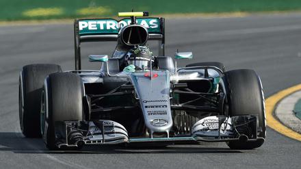 Nico Rosberg im Mercedes.