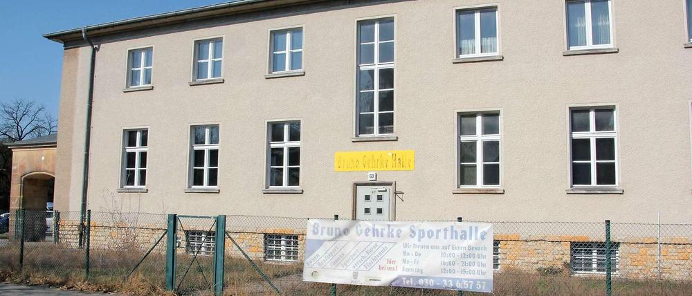 Auch die Bruno-Gehrke-Halle wurde von der Liste gestrichen.