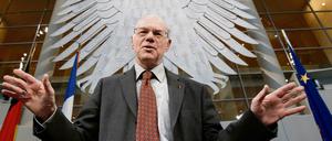 Bundestagspräsident Norbert Lammert sagt: Nur, wer Israel anerkennt, kann in Deutschland bleiben.