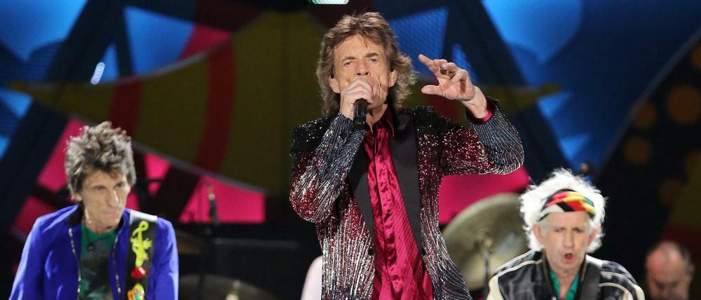 Rock den Fidel. Ronnie Wood, Mick Jagger, and Keith Richards beim Rolling-Stones-Konzert in Havanna. 