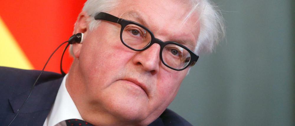 Außenminister Frank-Walter Steinmeier. 