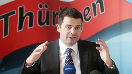 Mike Mohring ist seit 2008 CDU-Fraktionschef im Thüringer Landtag. Seit Ende 2014 führt er auch die Landespartei.