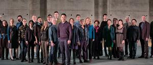 Gruppenbild mit Damen und Herren. Der Rias Kammerchor.