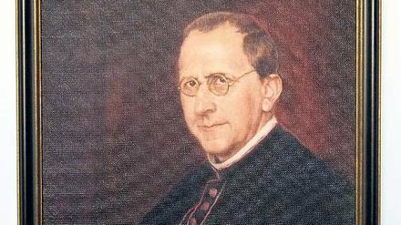 Porträtgemälde von Bernhard Lichtenberg, Dom-Propst und Nazi-Gegner.