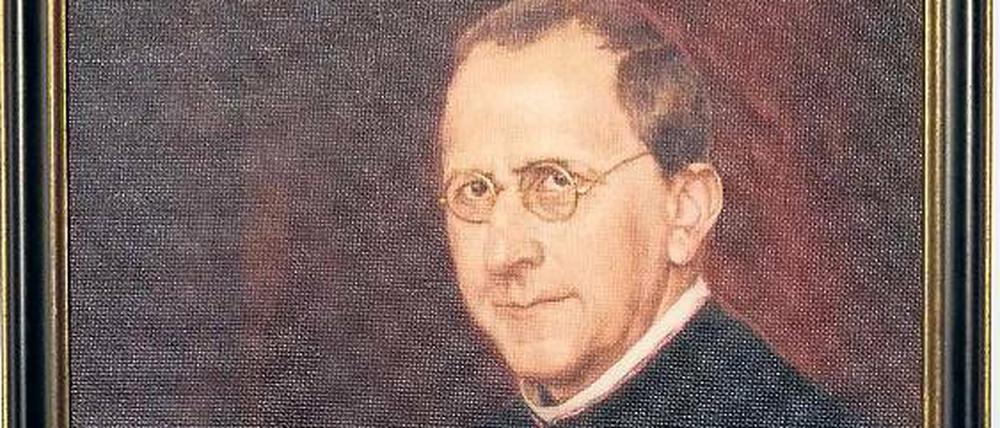 Porträtgemälde von Bernhard Lichtenberg, Dom-Propst und Nazi-Gegner.