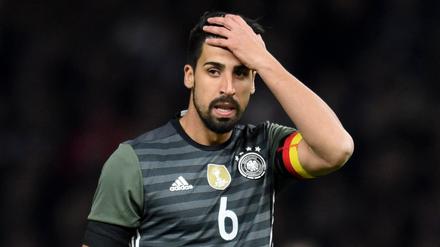 Sami Khedira vertrat gegen England den verletzten Bastian Schweinsteiger als Kapitän